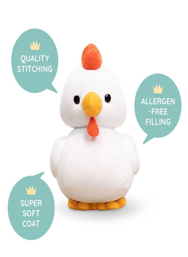 Bellzi Hen Cute Stuffed Animal Plush Toy - Adorable Soft Chicken Rooster Toy Plushies and Gifts - Perfect Present for Kids, Babies, Toddlers - Heni - Image 4